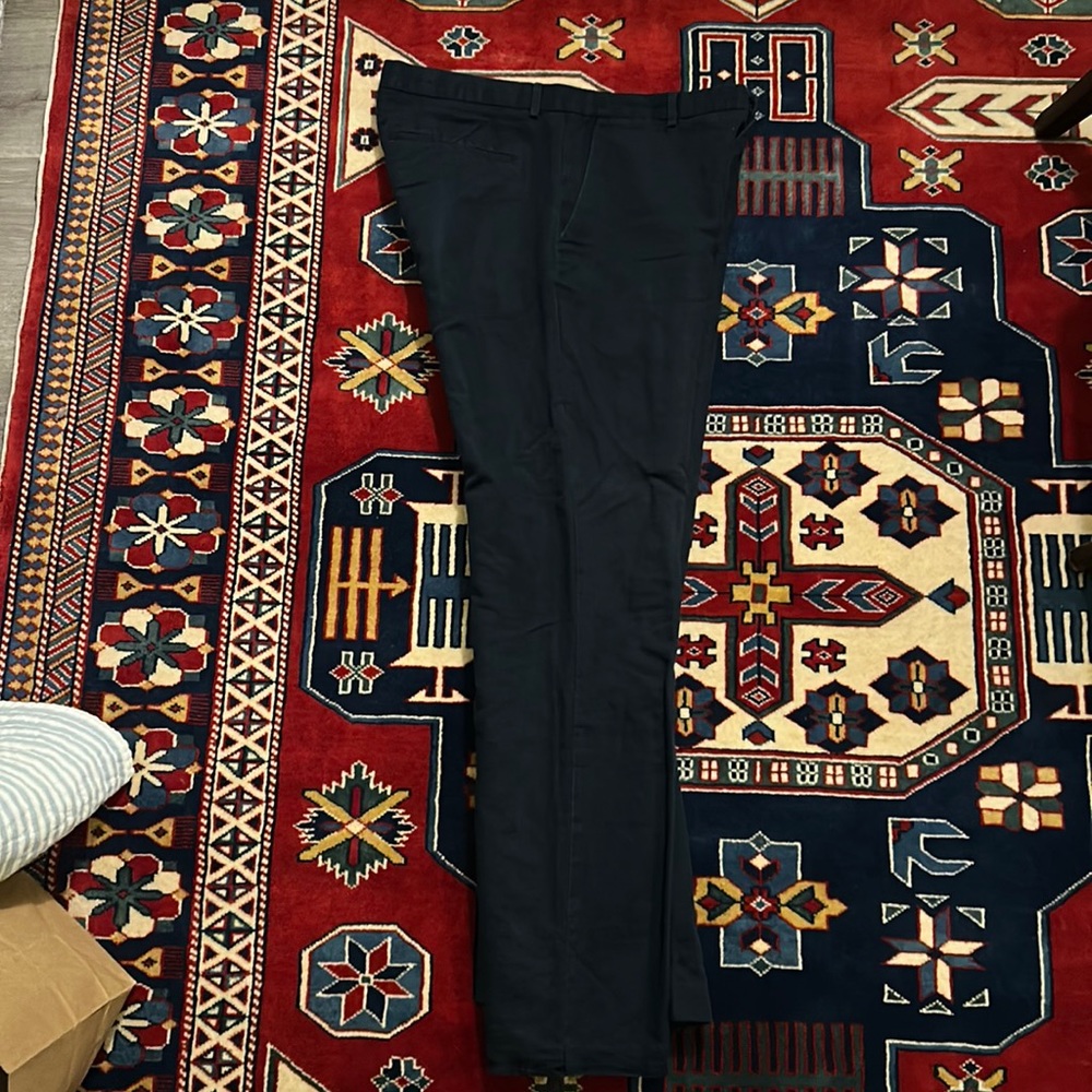 Navy Linen Calvin Kleins